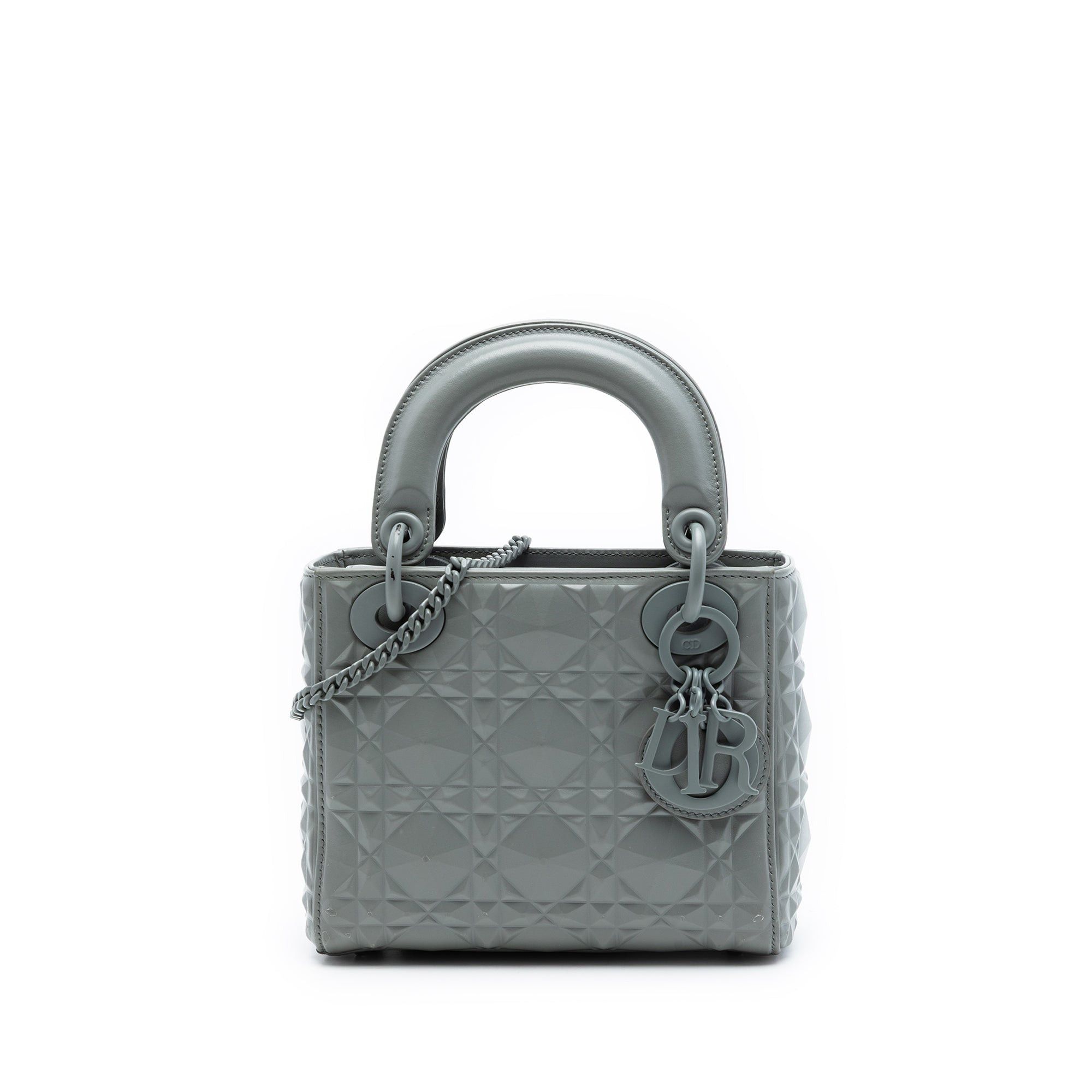 Dior Mini Ultra Matte Calfskin Diamond Cannage Lady Dior Size ONE SIZE - 1 Thumbnail