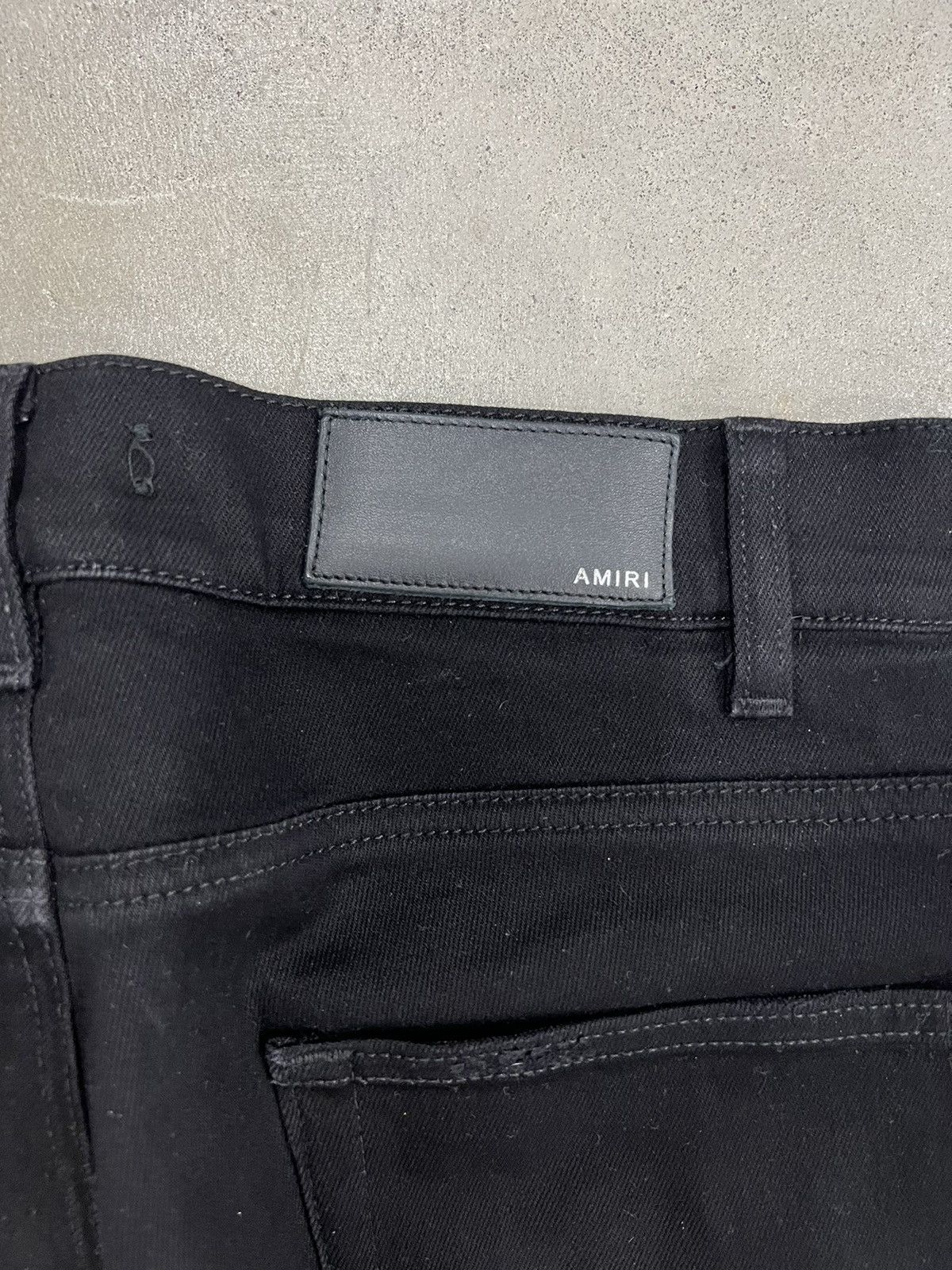 Amiri Amiri Black Thrasher Stacked Jeans Original 1st Release Size US 30 / EU 46 - 11 Thumbnail