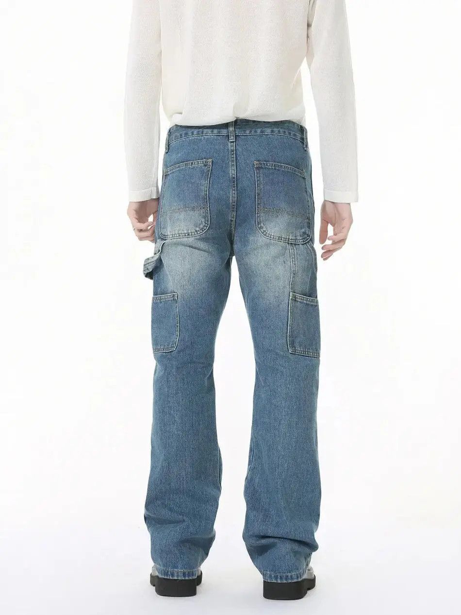 Japanese Brand Retro loose high street patchwork jeans Size US 32 / EU 48 - 2 Thumbnail