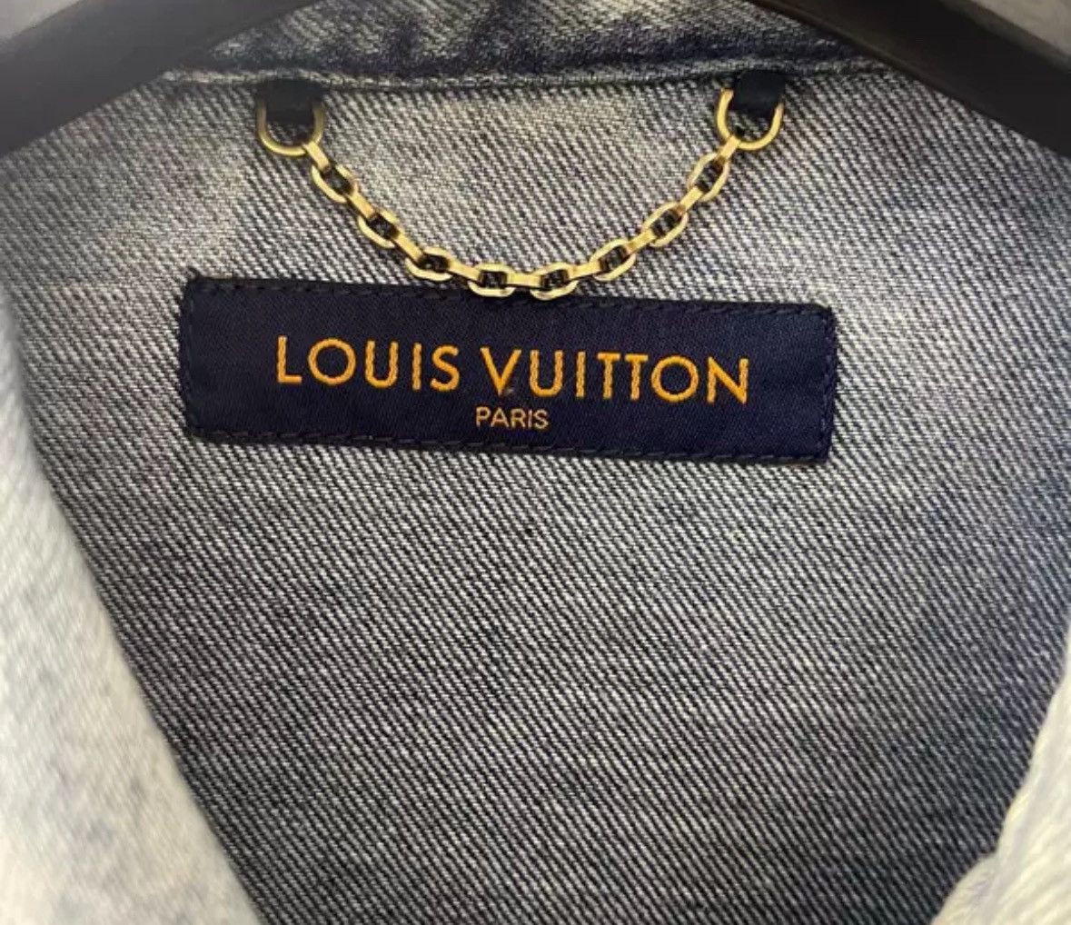 Louis Vuitton Louis Vuitton denim jacket long sleeved shirt Size US XXL / EU 58 / 5 - 5 Thumbnail