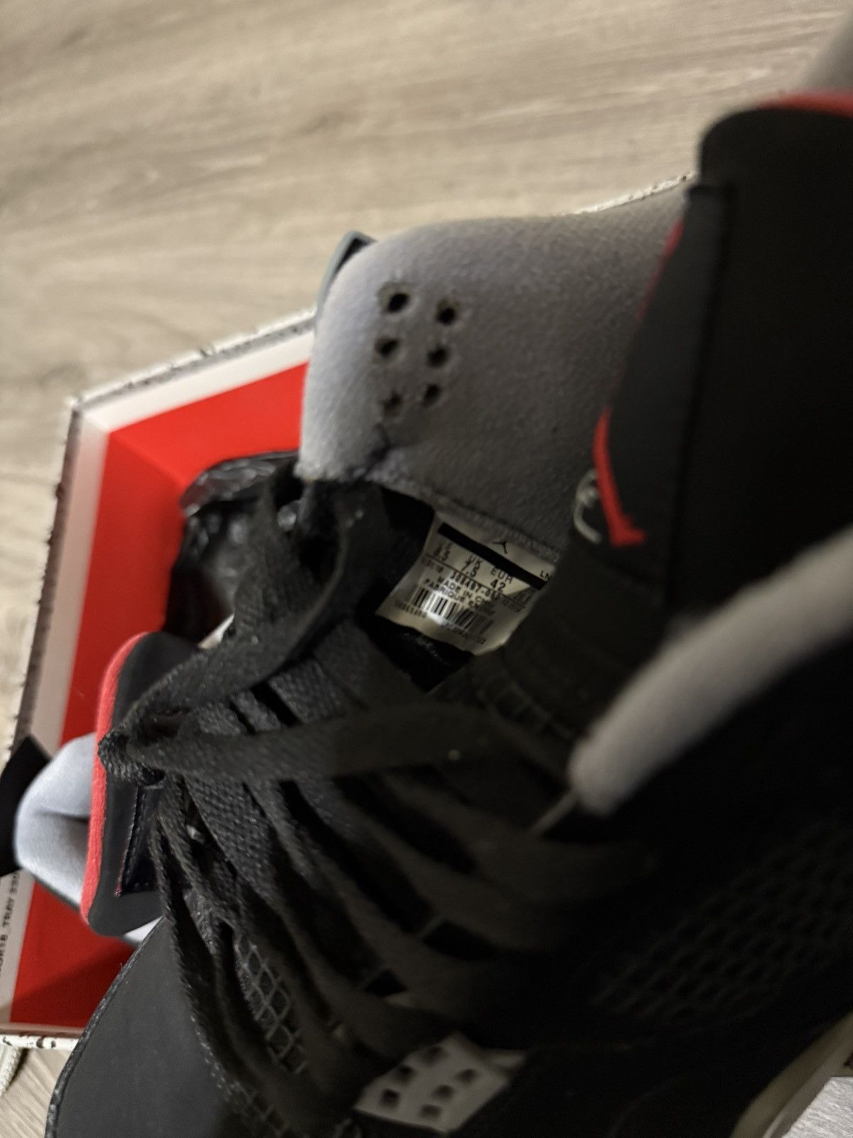 Jordan Brand Jordan 4 Retro OG ‘Bred’ (2019) Size US 8.5 / EU 41-42 - 11 Thumbnail