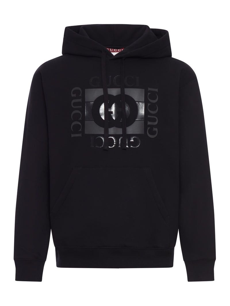 Gucci COTTON JERSEY HOODIE WITH PRINT Size US XL / EU 56 / 4 - 1 Thumbnail