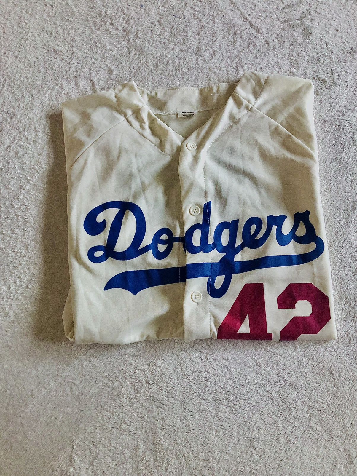 La Dodgers MLB Streetwear LA Dodgers Jackie Robinson Commemorative Jersey XL Grailed