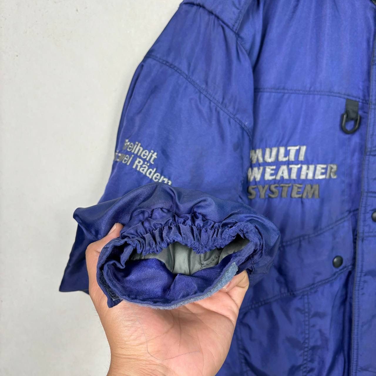 BMW Vtg 90s BMW Motorrad Multi-Weather System Blue Jacket L Size US L / EU 52-54 / 3 - 5 Thumbnail