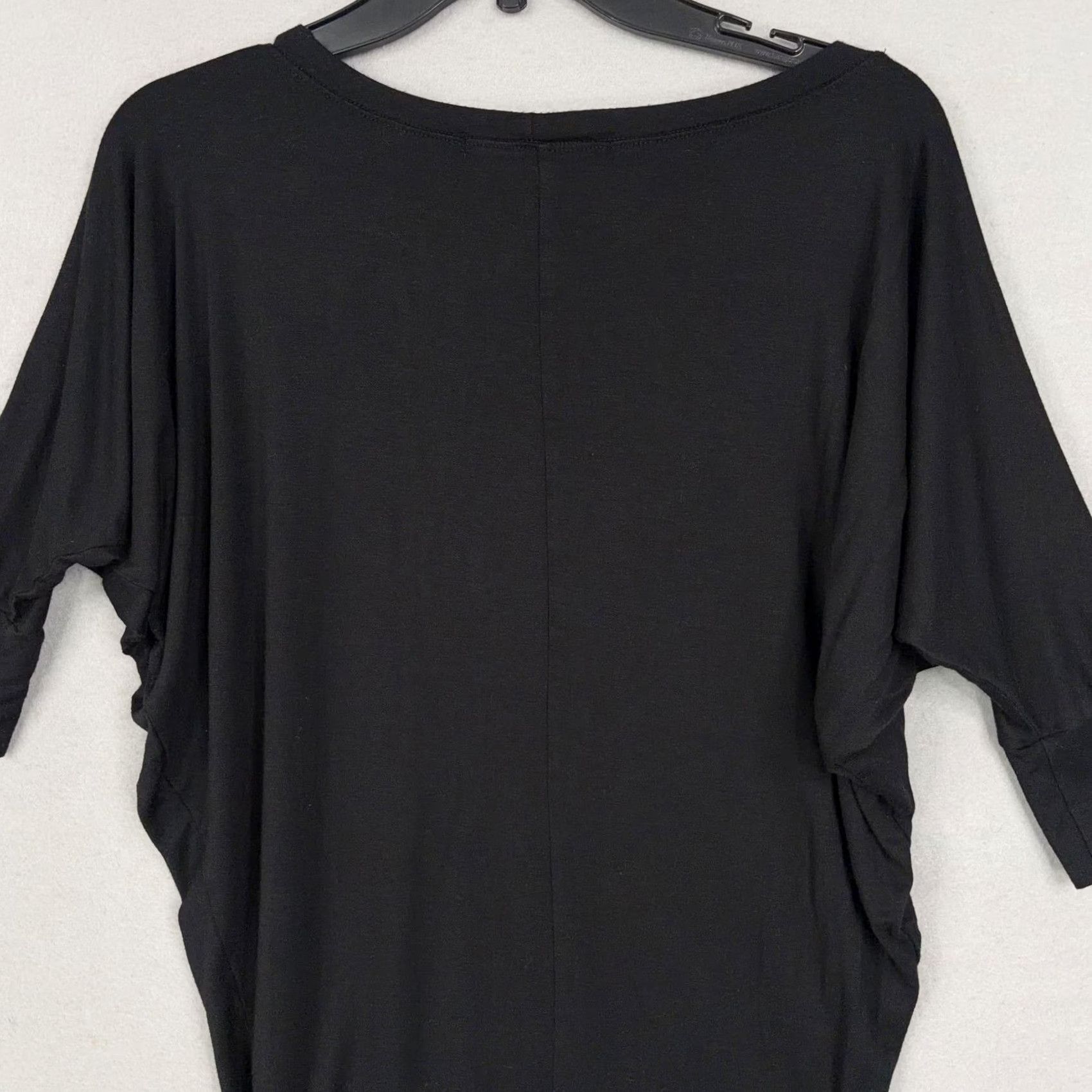 Vintage 41 Hawthorn Shirt Womens XS Black Dolman Sleeve Modal Stretch Top Blouse Minimal Size XS / US 0-2 / IT 36-38 - 7 Thumbnail