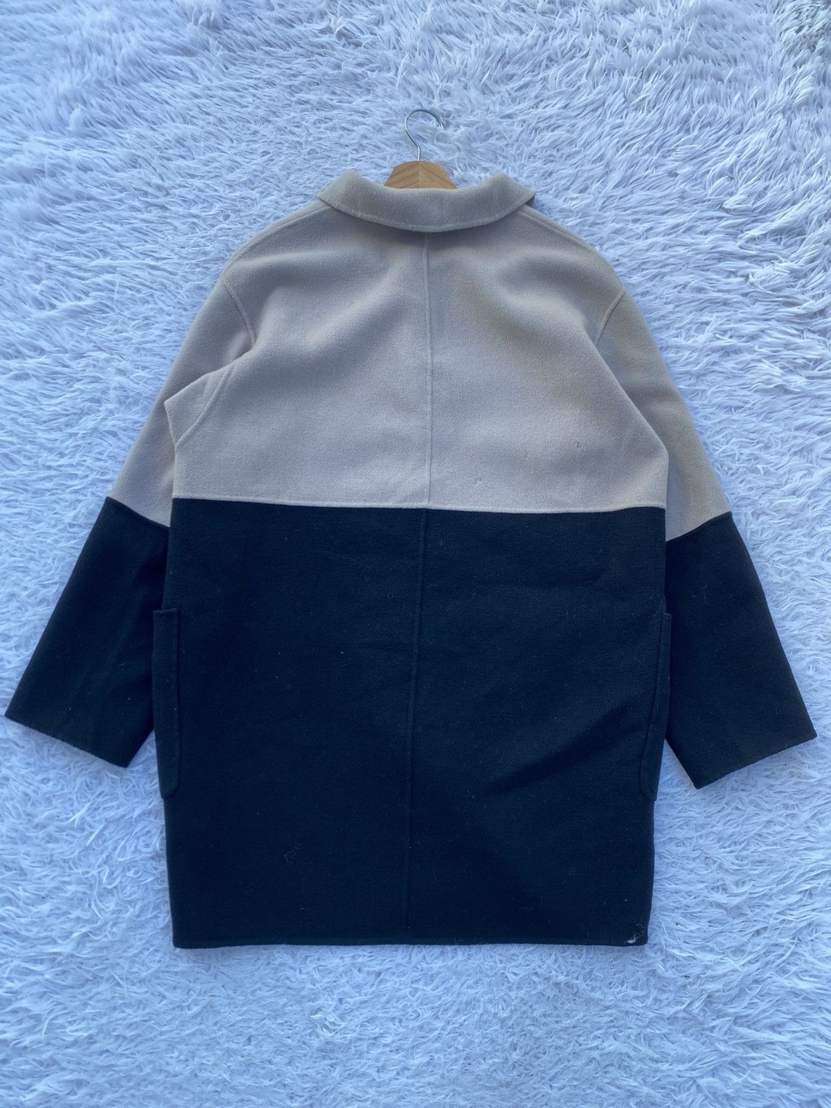 Weekend Max Mara Rare Weekend Maxmara Beige And Black Colorblock Jacket Size M / US 6-8 / IT 42-44 - 14 Thumbnail