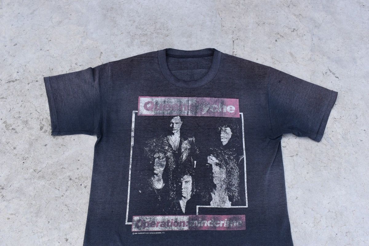 Band Tees Queensryche “Operation mindcrime” 80s tee Size US L / EU 52-54 / 3 - 3 Thumbnail