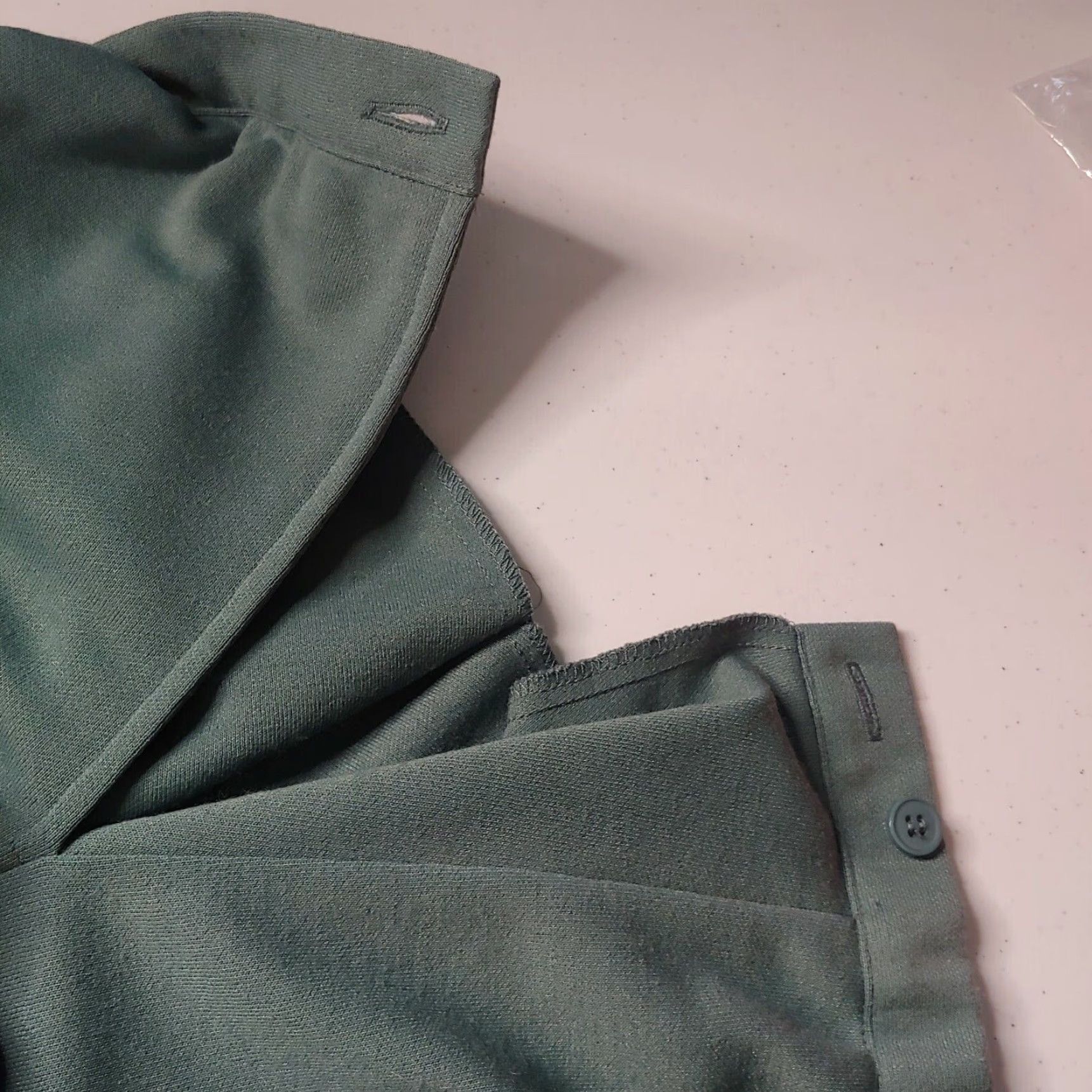 Vintage VINTAGE ILGWU Smith And Jones Skirt 16/18 Green Sage Flat Front Pencil Mid-calf Womens Shoes? Size 38" / US 16 / IT 52 - 4 Thumbnail