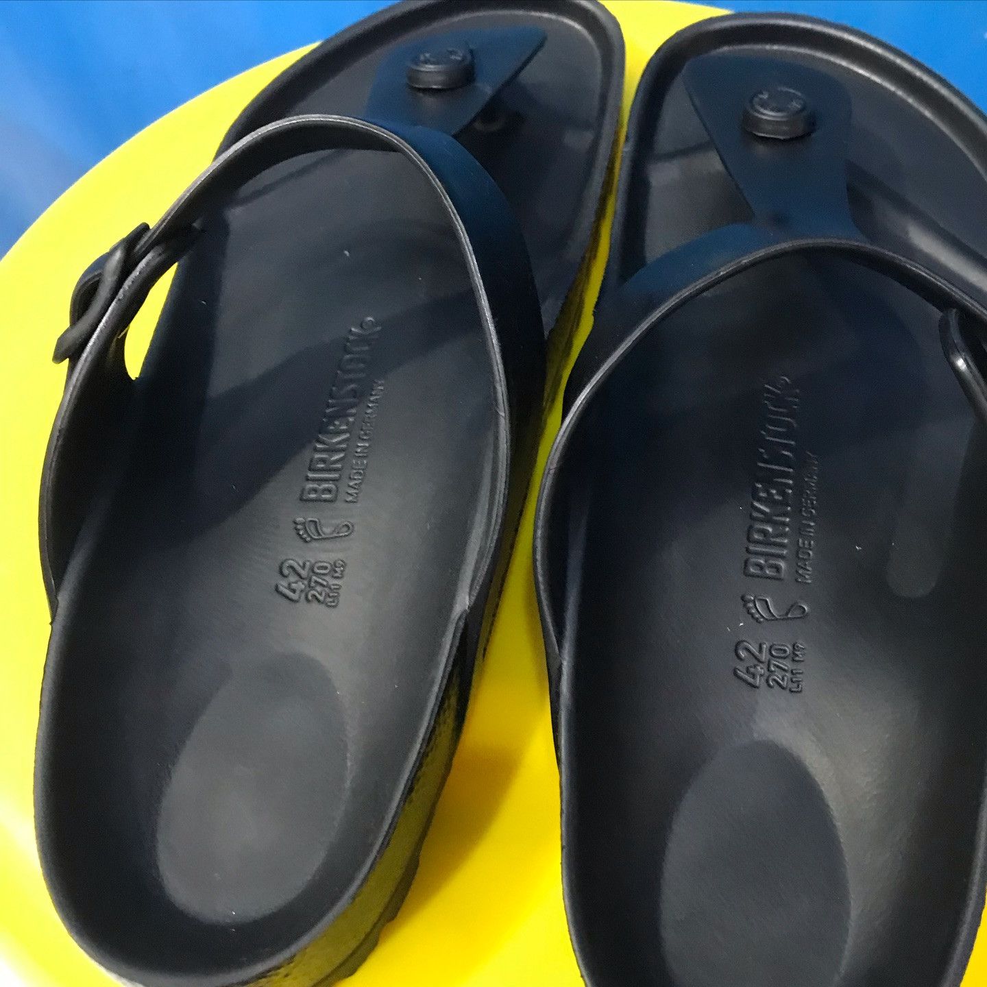 Birkenstock Birkenstock Gizeh eva Black One Strap Made in Germany Size US 9 / EU 42 - 9 Thumbnail