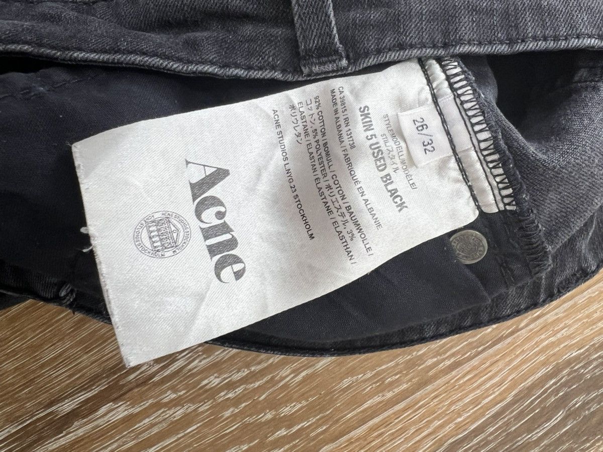 Acne Studios Womens acne studios skin 5 used jeans Size 26" / US 2 / IT 38 - 4 Thumbnail