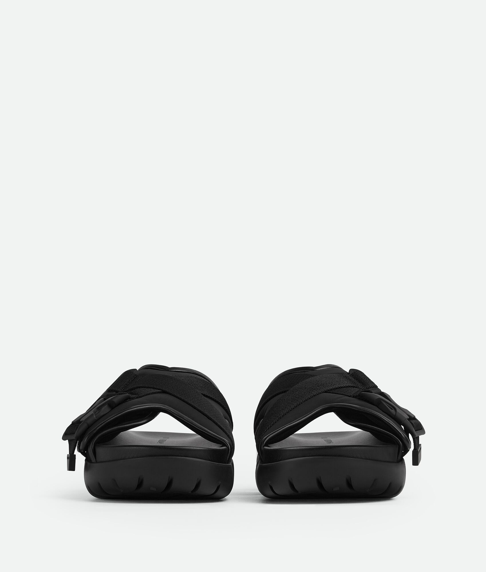 Bottega Veneta o1w1db10225 Snap Slide Sandals in Black Size US 9 / EU 42 - 2 Thumbnail