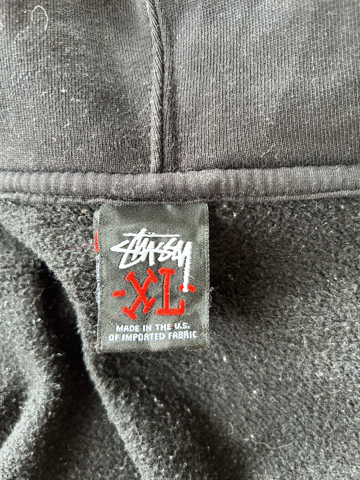 Stussy × Vintage Vintage Stussy Property Of Stussy Intl Hoodie Size US XL / EU 56 / 4 - 9 Thumbnail