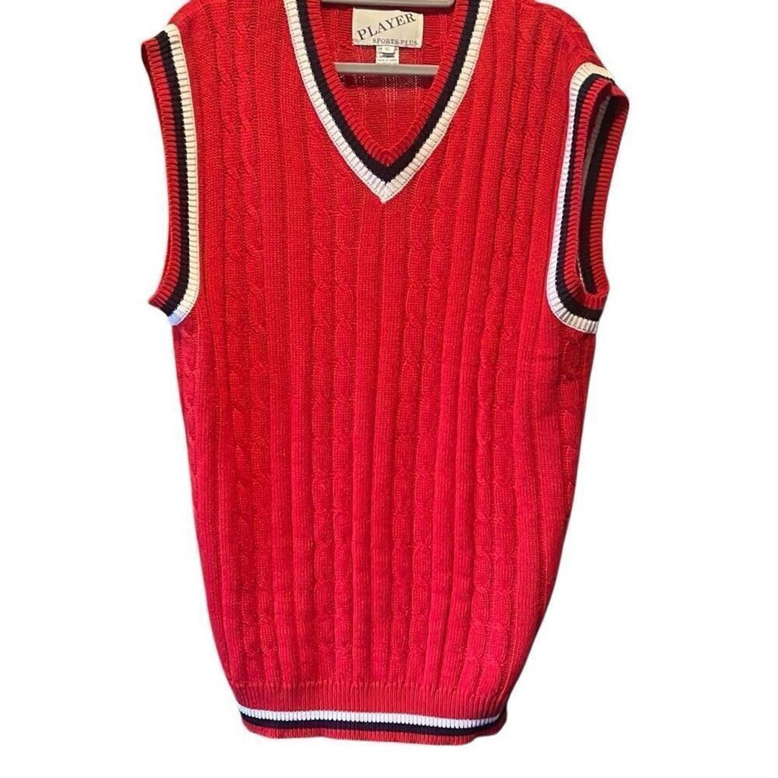 Pro Player Vintage player sports plus sweater vest XL Size US XL / EU 56 / 4 - 1 Thumbnail