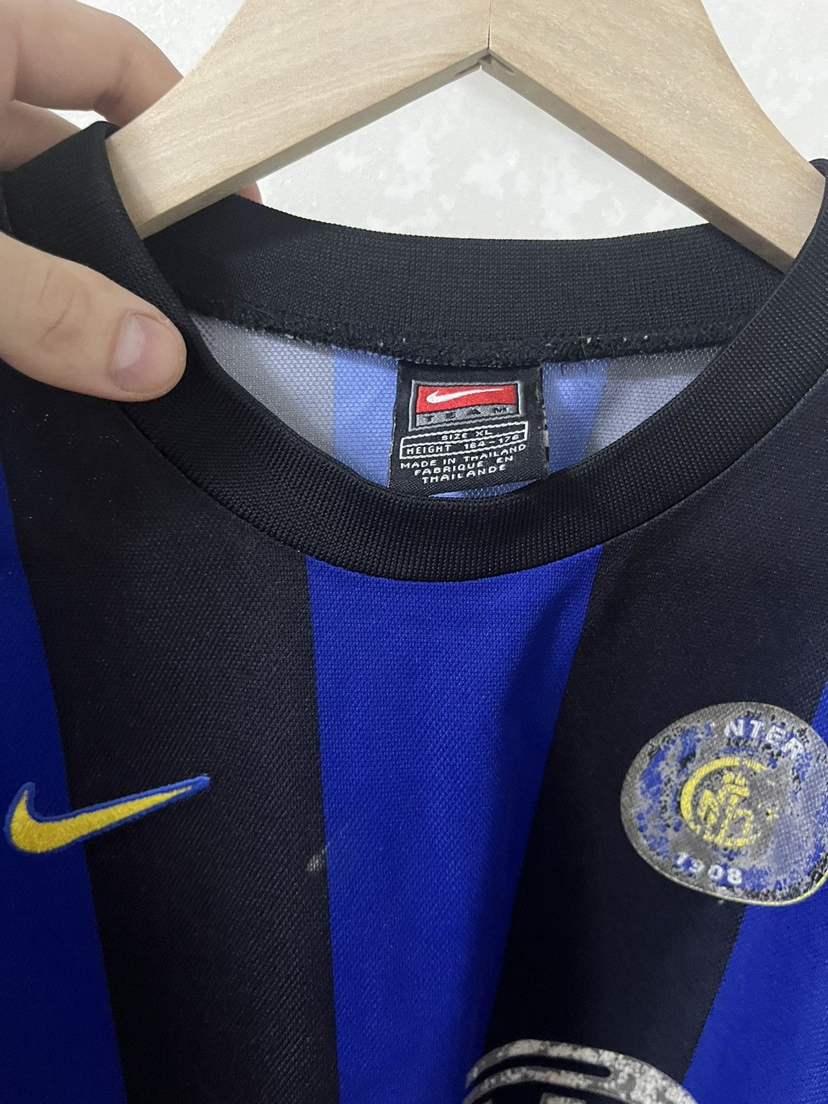 Vintage Nike Team Vintage Inter Milan 03/04 Jersey Size US S / EU 44-46 / 1 - 3 Thumbnail