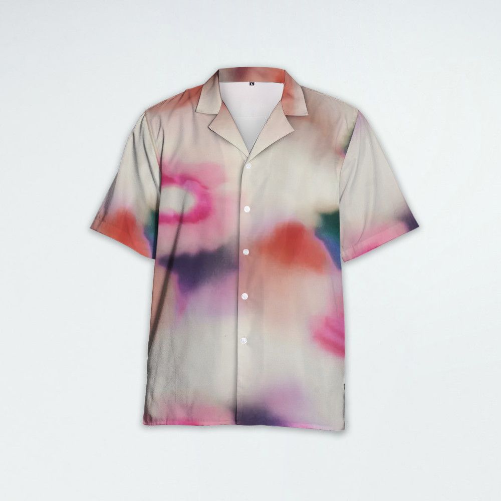 Designer Labilio Watercolour-Print Shirt Size US L / EU 52-54 / 3 - 3 Thumbnail