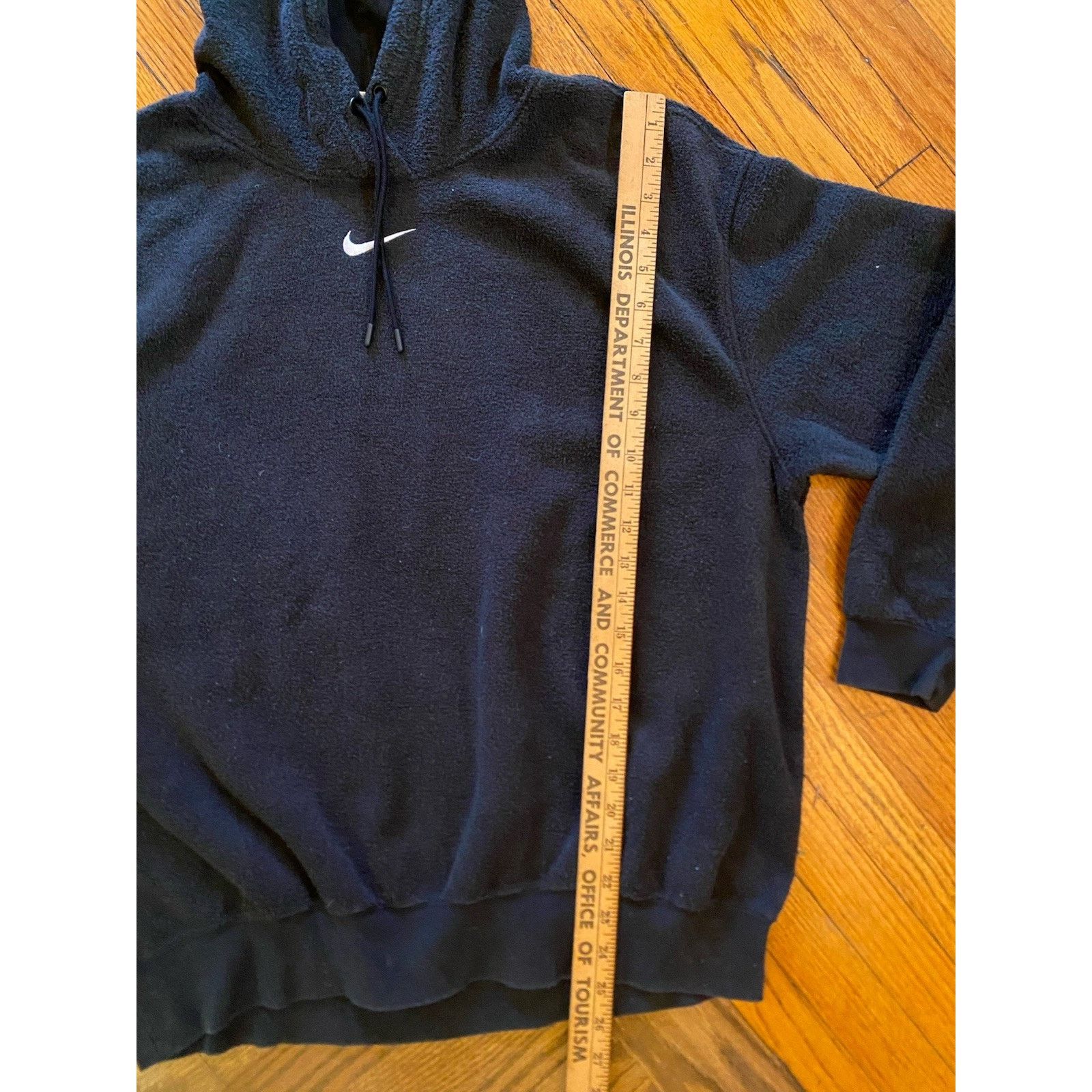 Nike Nike Terry Hoodie Sweatshirt Women’s Large Black Size L / US 10 / IT 46 - 6 Thumbnail