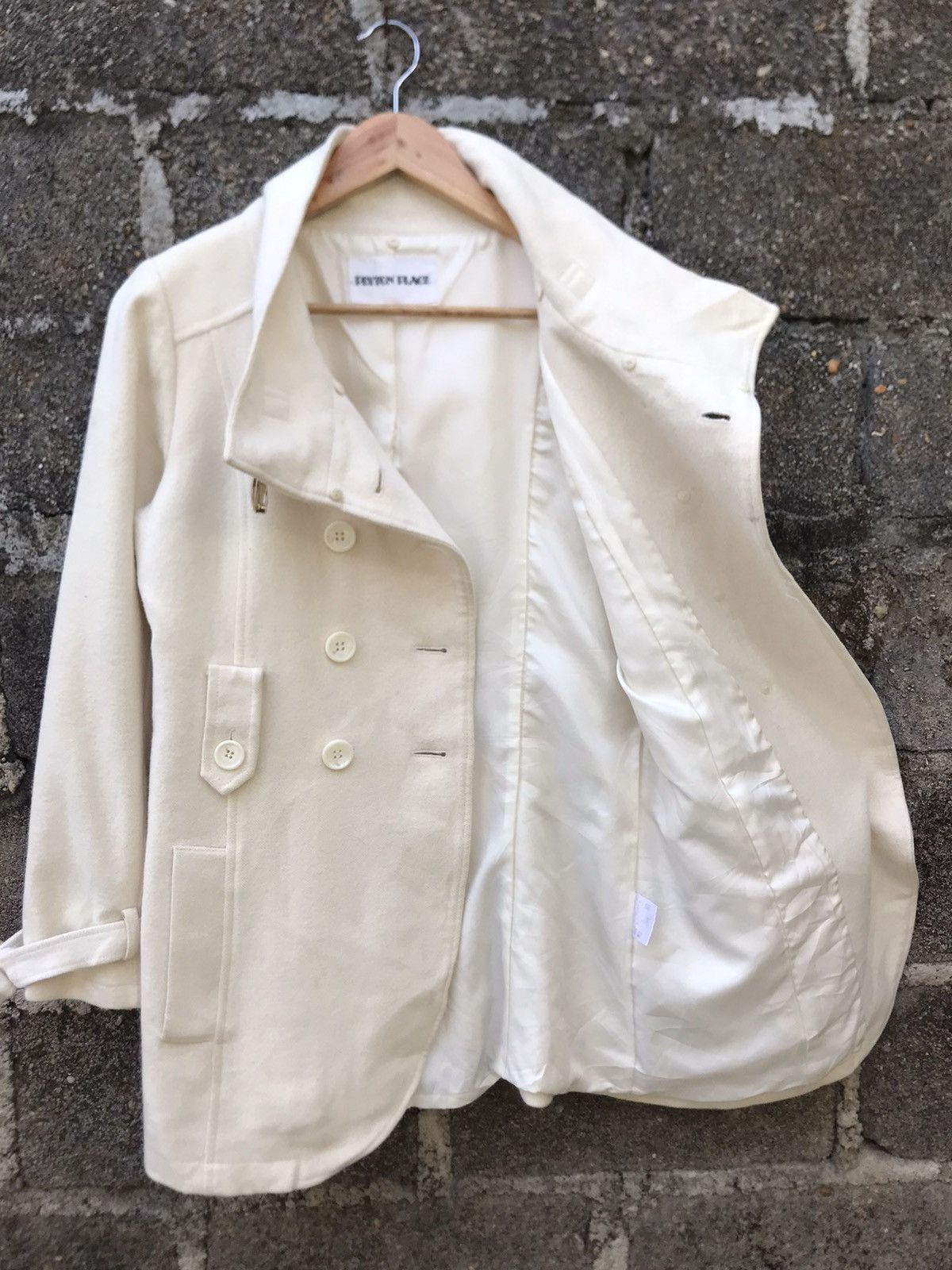 Japanese Brand 🔥Peyton Place Bondage Double Breasted Trench Coat Jacket Size M / US 6-8 / IT 42-44 - 5 Thumbnail