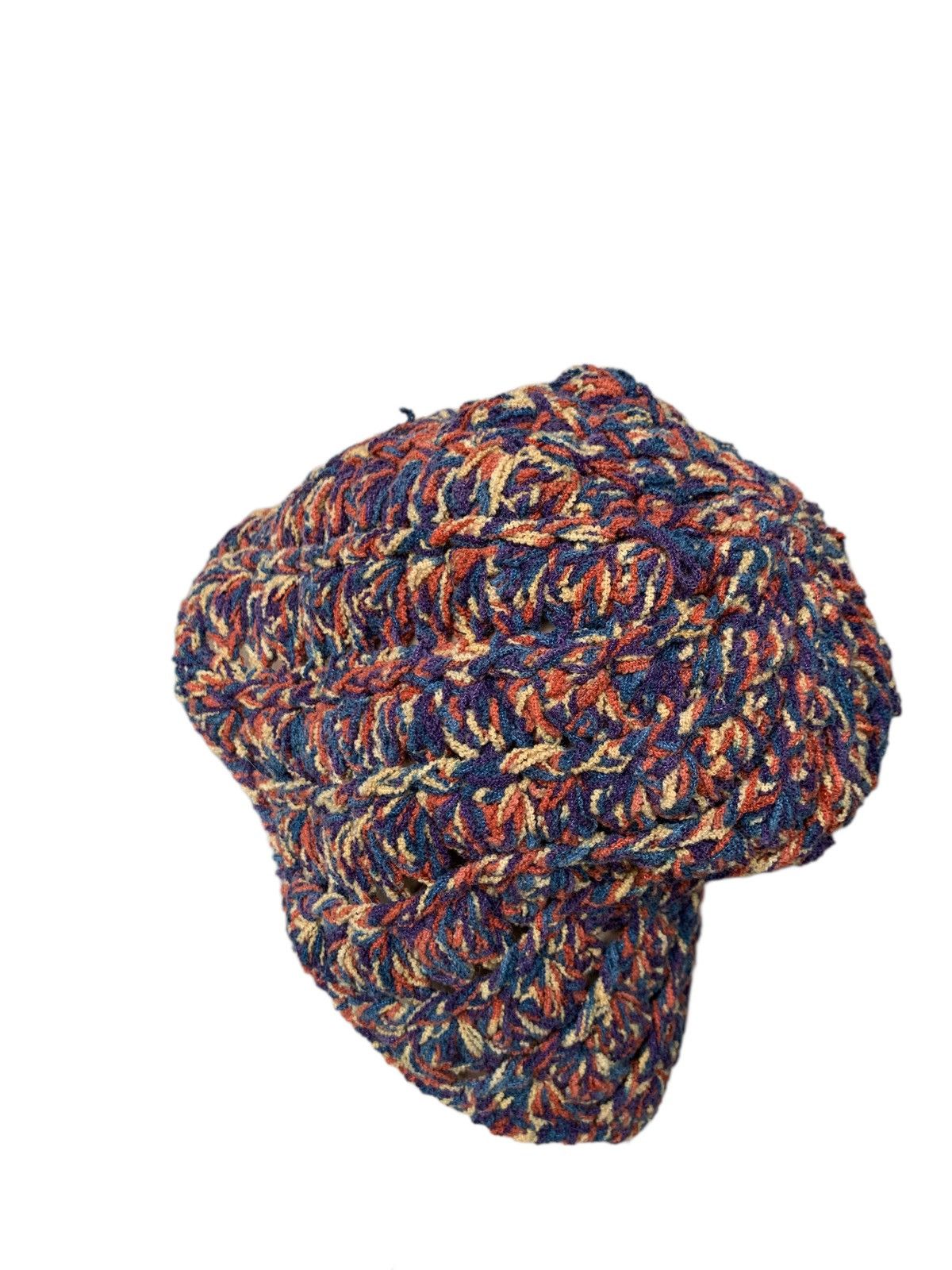 Designer × Japanese Brand × Kapital Women Knit Bucket Hat Crochet Fisherman Hat Size ONE SIZE - 5 Thumbnail