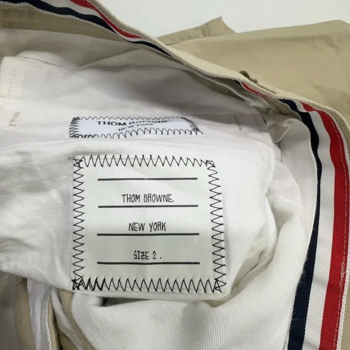 Thom Browne THOM BROWNE Casual Basic Khaki Shorts -2507 Size US 26 / EU 42 - 2 Thumbnail