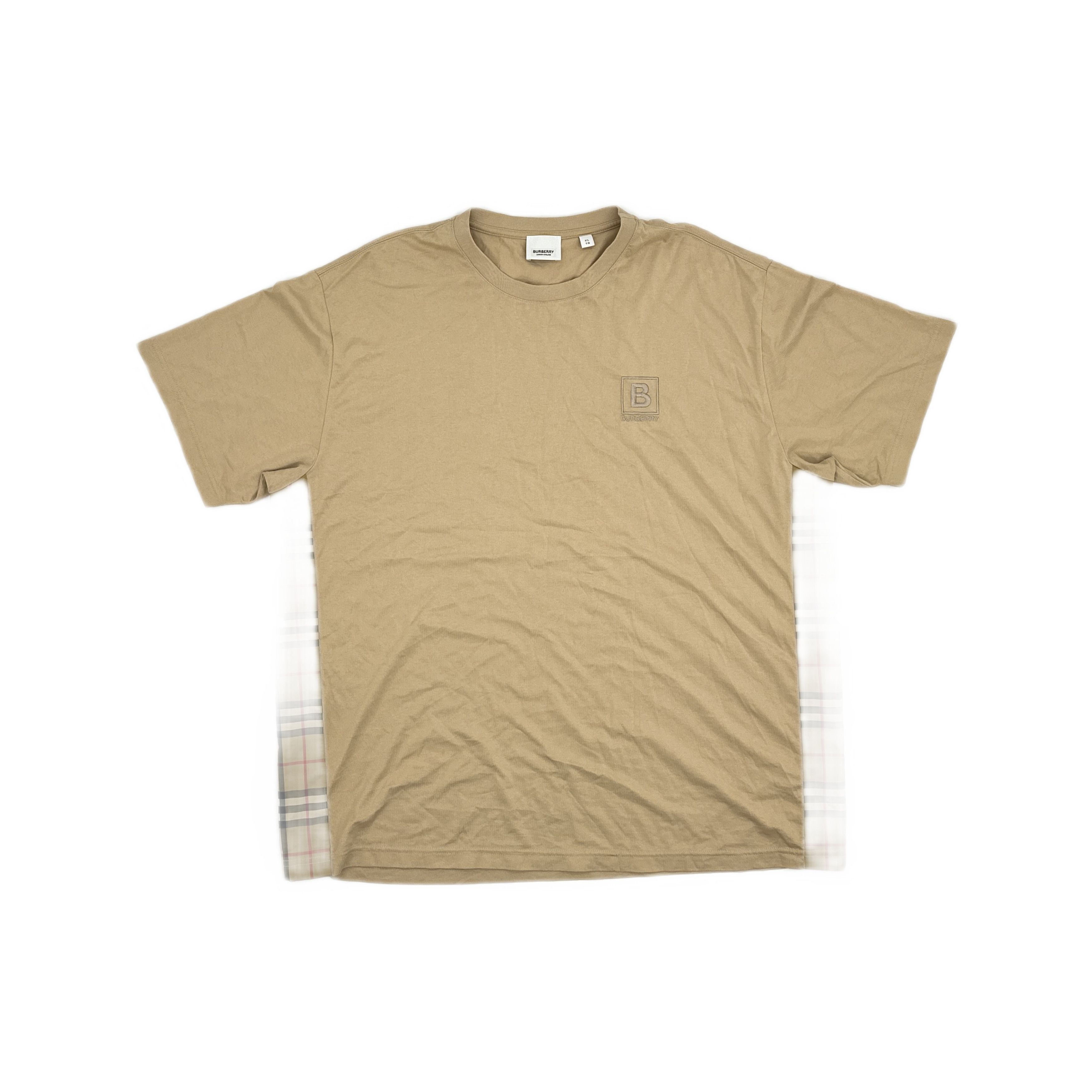 Burberry Burberry Check Panel T-Shirt XL Size XL / US 12-14 / IT 48-50 - 1 Thumbnail