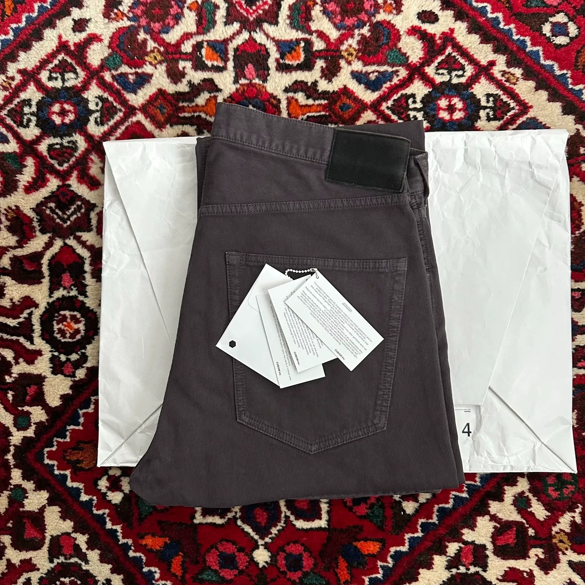 Visvim VISVIM FLUXUS 01 DMGD BLACK Pants Size US 26 / EU 42 - 1 Thumbnail