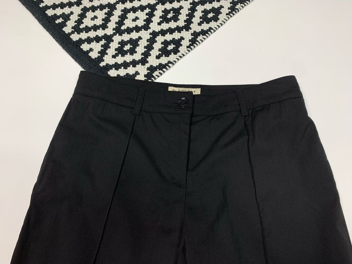 Burberry × Designer Burberry London Wool Black Dress Pants High Rise Woman Size 27" / US 4 / IT 40 - 5 Thumbnail