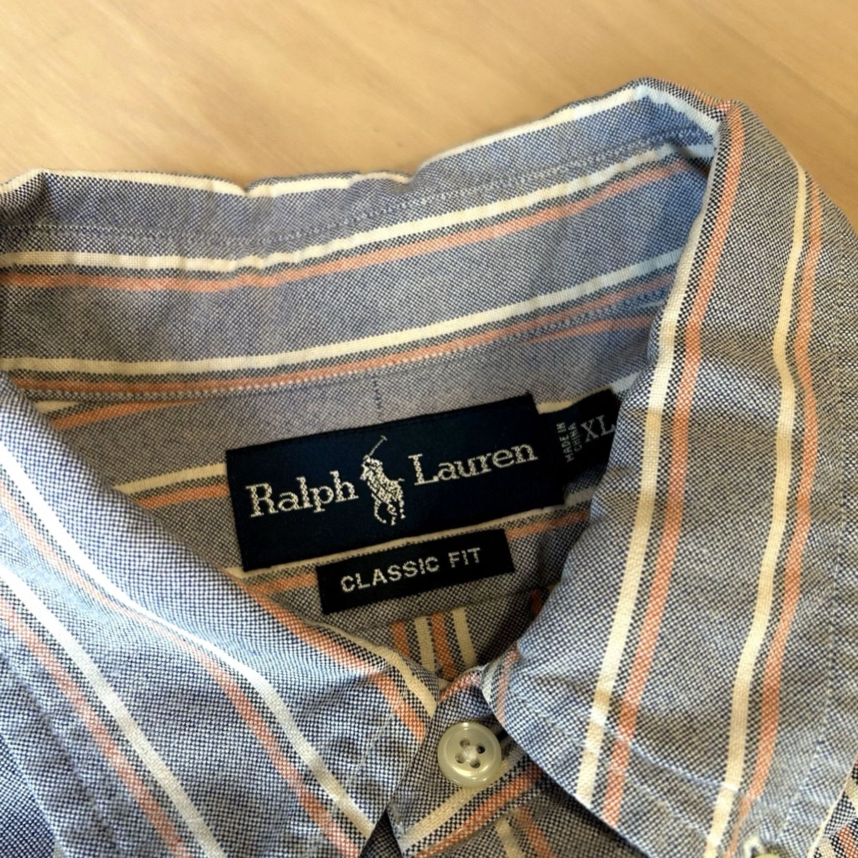 Polo Ralph Lauren Ralph Lauren Polo Ralph Lauren Classic Fit Oxford Shirt Button-Up Blue XS? No, XL. Wait. Provide final answer only. Size US XL / EU 56 / 4 - 7 Thumbnail