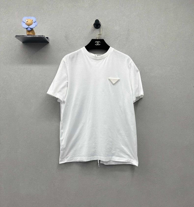 Prada Prada Solid color tie plain knit T-shirt 2502-Nextarrow Size US S / EU 44-46 / 1 - 1 Thumbnail