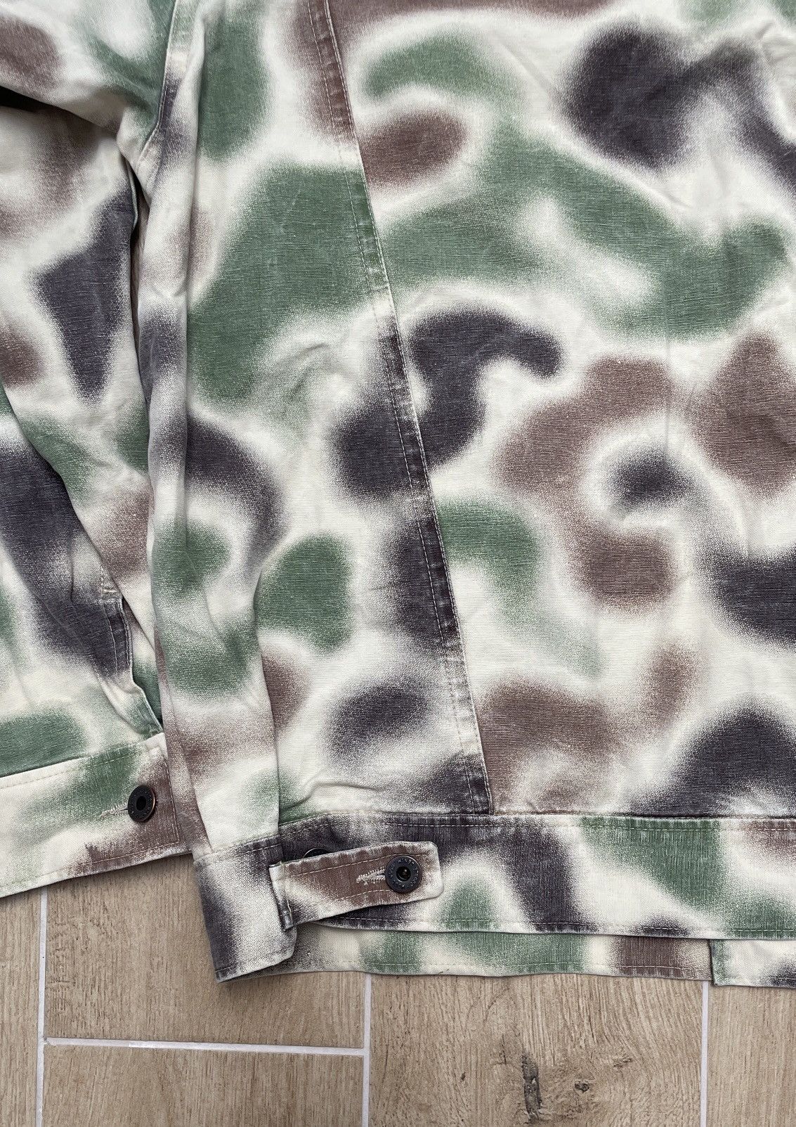 Wood Wood Jean distress military-khaki jacket WOOD WOOD Size US L / EU 52-54 / 3 - 9 Thumbnail