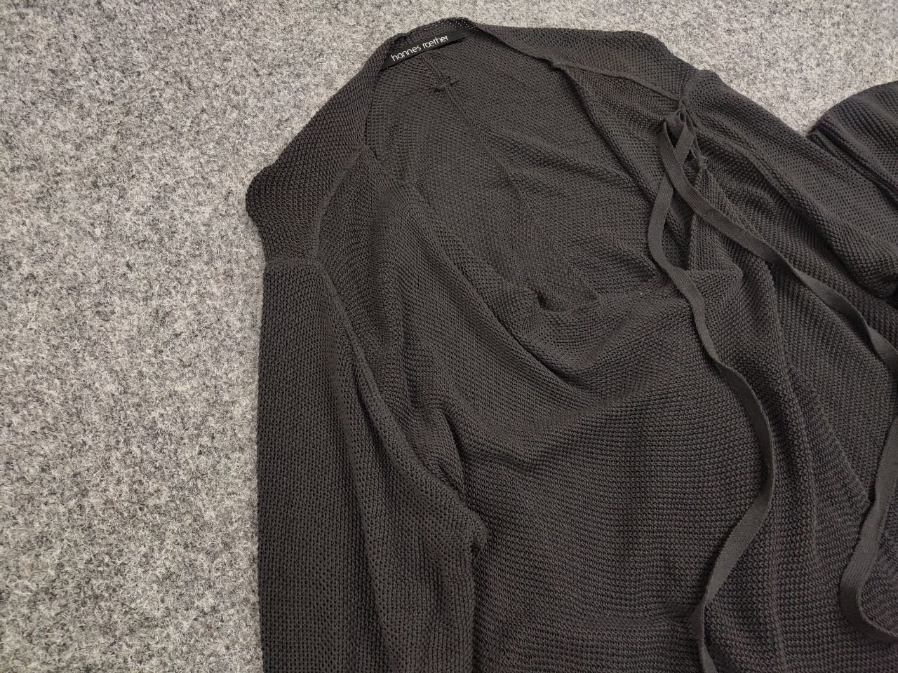 hannes roether Hannes Roether Design Gray Light Long sleeve Wrap Cardigan Size M / US 6-8 / IT 42-44 - 8 Thumbnail