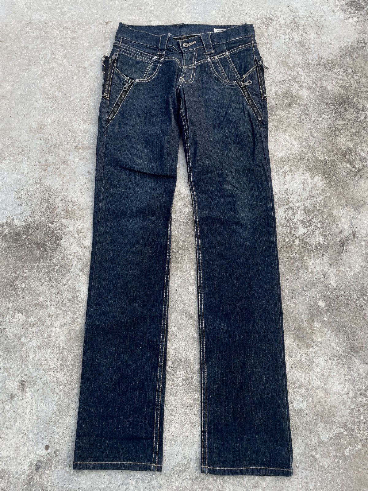 2000s JAPANESE BRAND SEMANTIC DESIGN BONDAGE SKINNY