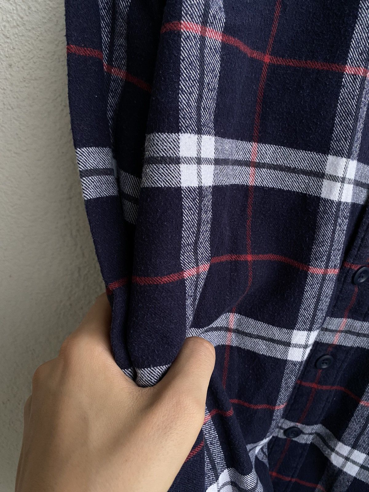 Yves Saint Laurent Flannel YSL Shirt Cotton Heavy Size US M / EU 48-50 / 2 - 14 Thumbnail