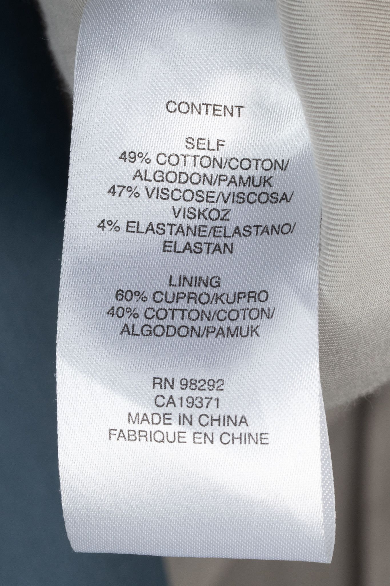 Tibi Tibi Liam Blue Grey Fluid Suiting Oversized Blazer Size XS / US 0-2 / IT 36-38 - 10 Thumbnail