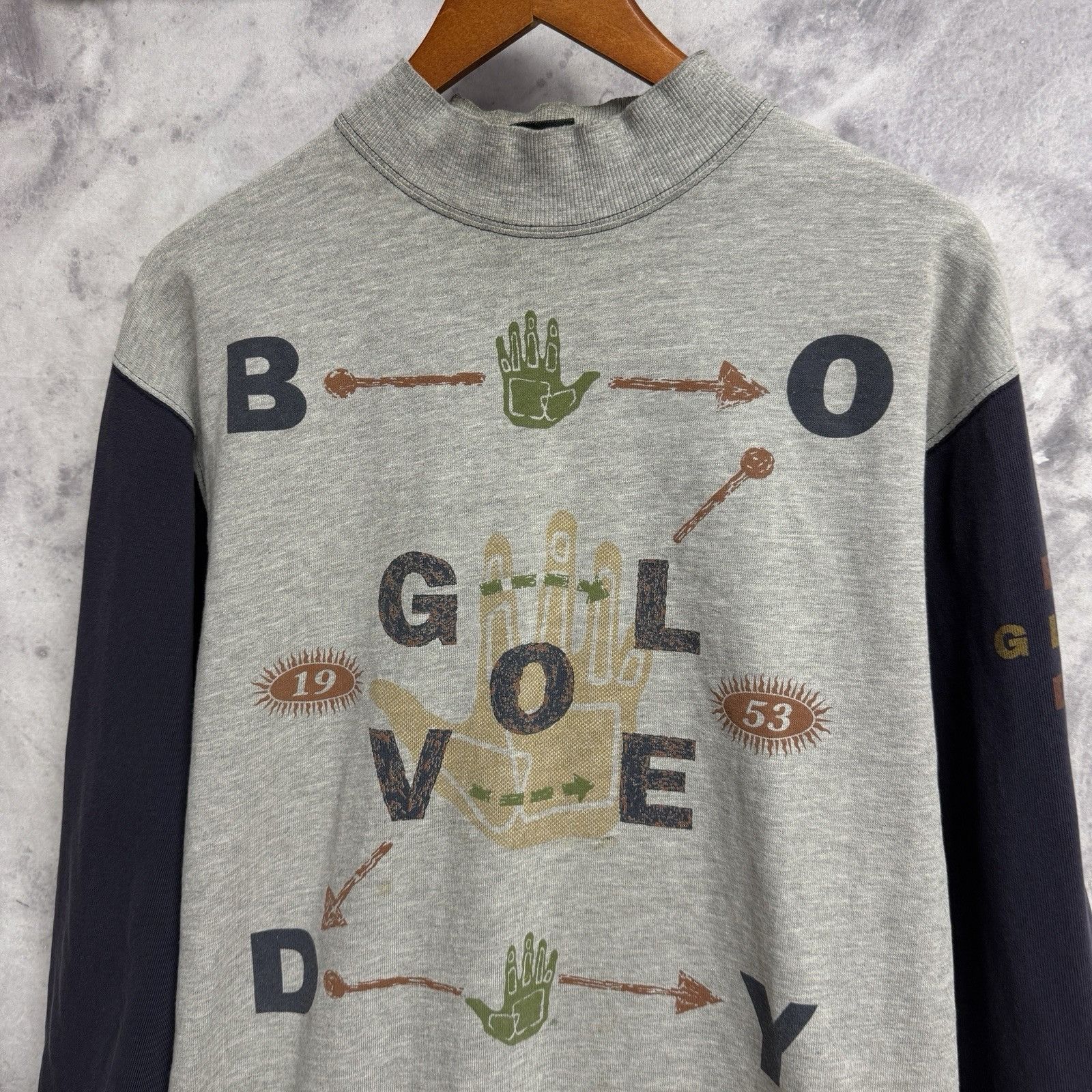 Body Glove Vintage 90s Body Glove T Shirt Mens Small Long Sleeve Mock Size US S / EU 44-46 / 1 - 1 Thumbnail