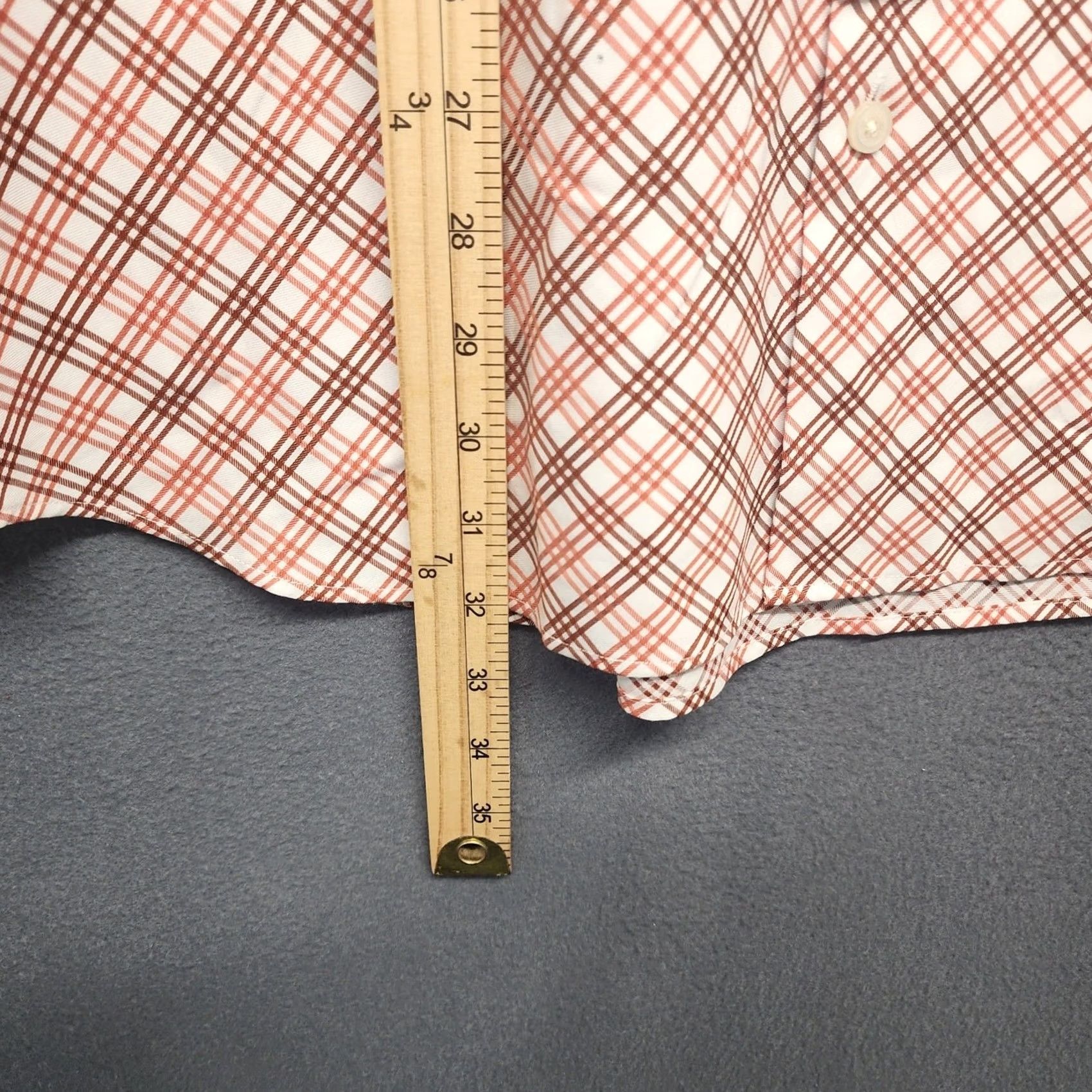 Banana Republic Banana Republic Mens Shirt Large Slim Fit Long Sleeve Button-Up Orange Geometric Shirt Mens L Orange Geometric Fall Spring Winter Button-Up Size US L / EU 52-54 / 3 - 6 Thumbnail