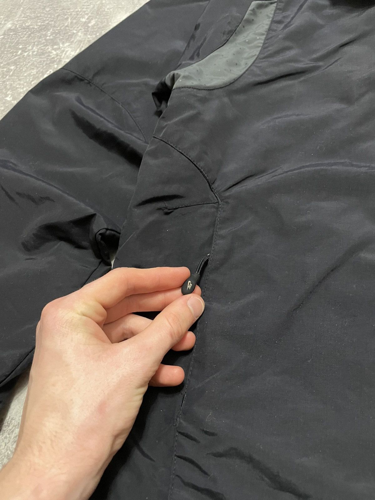Nike × Vintage Vintage Nike Nylon Track Jacket Drill Size S Size US S / EU 44-46 / 1 - 6 Thumbnail