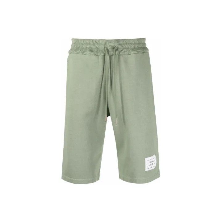Thom Browne Thom Browne Green Mid-Waist Athletic Shorts Size US 27 - 1 Thumbnail