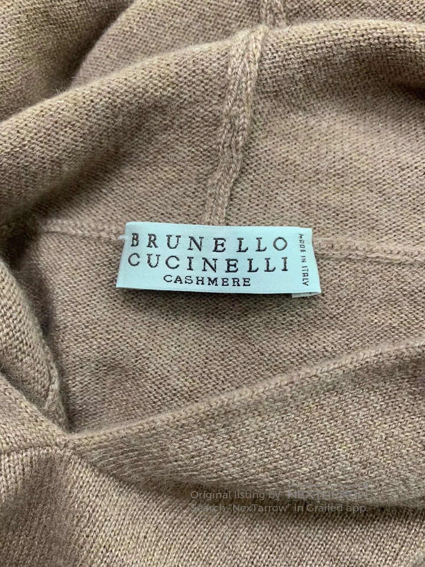 Brunello Cucinelli Brunello Cucinelli Cashmere Hooded Sweater. Size US S / EU 44-46 / 1 - 4 Thumbnail