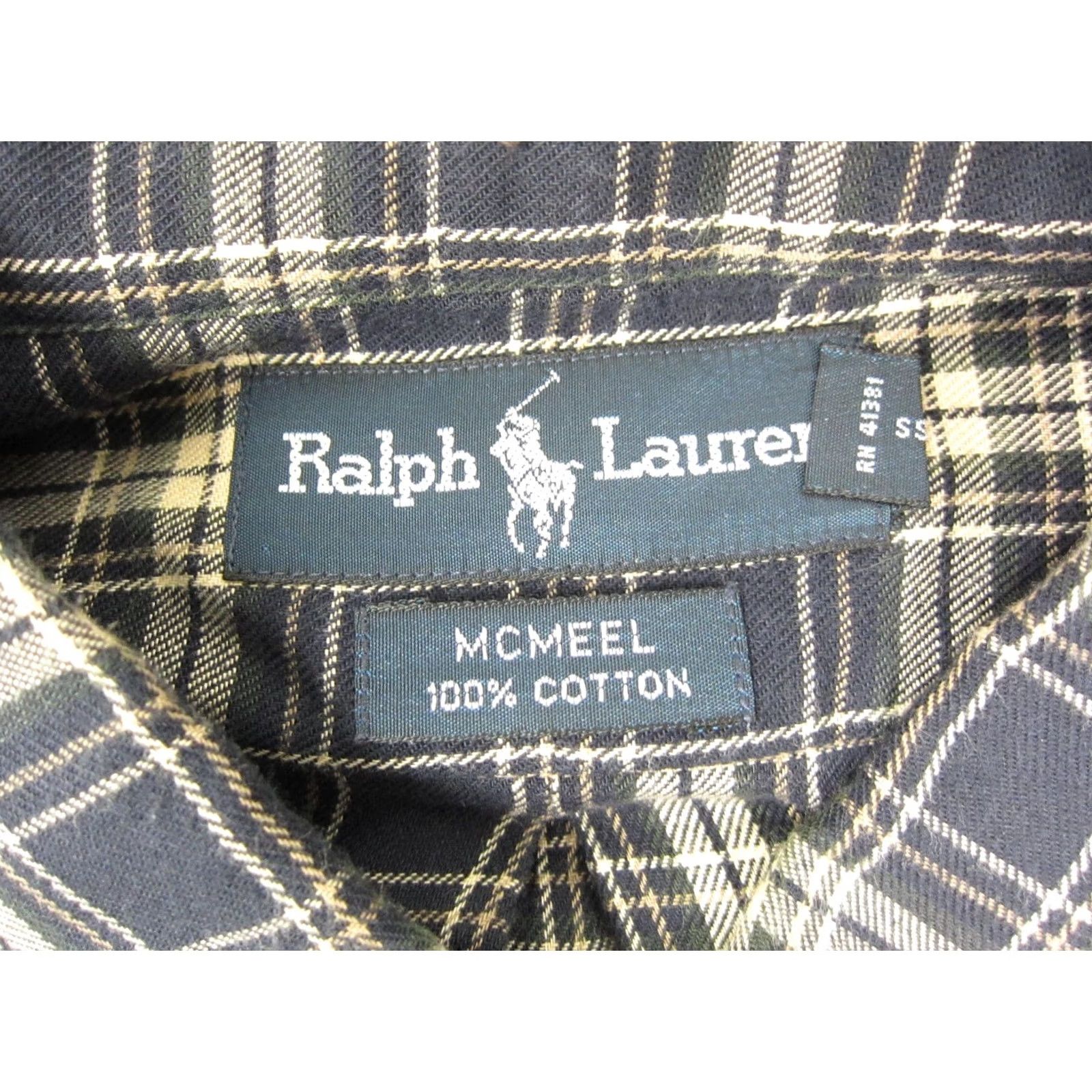 Ralph Lauren VINTAGE Ralph Lauren Shirt Adult Large L Blue Brown Pony McMeel Mens Rugby 90s Classic Retro Size US L / EU 52-54 / 3 - 5 Thumbnail