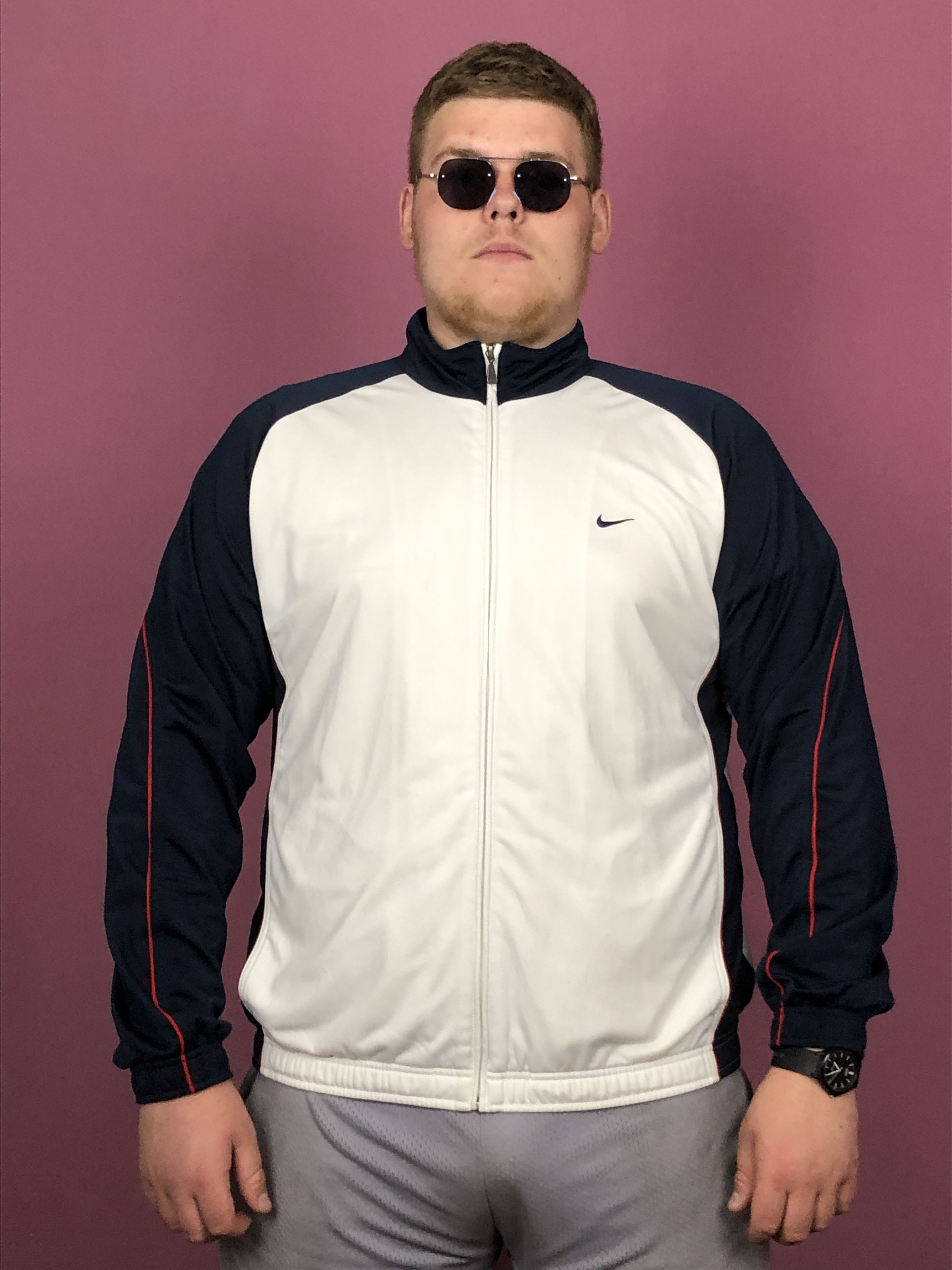Nike × Vintage Nike Vintage Men's Windbreaker Jacket - XXL Size US XXL / EU 58 / 5 - 1 Thumbnail