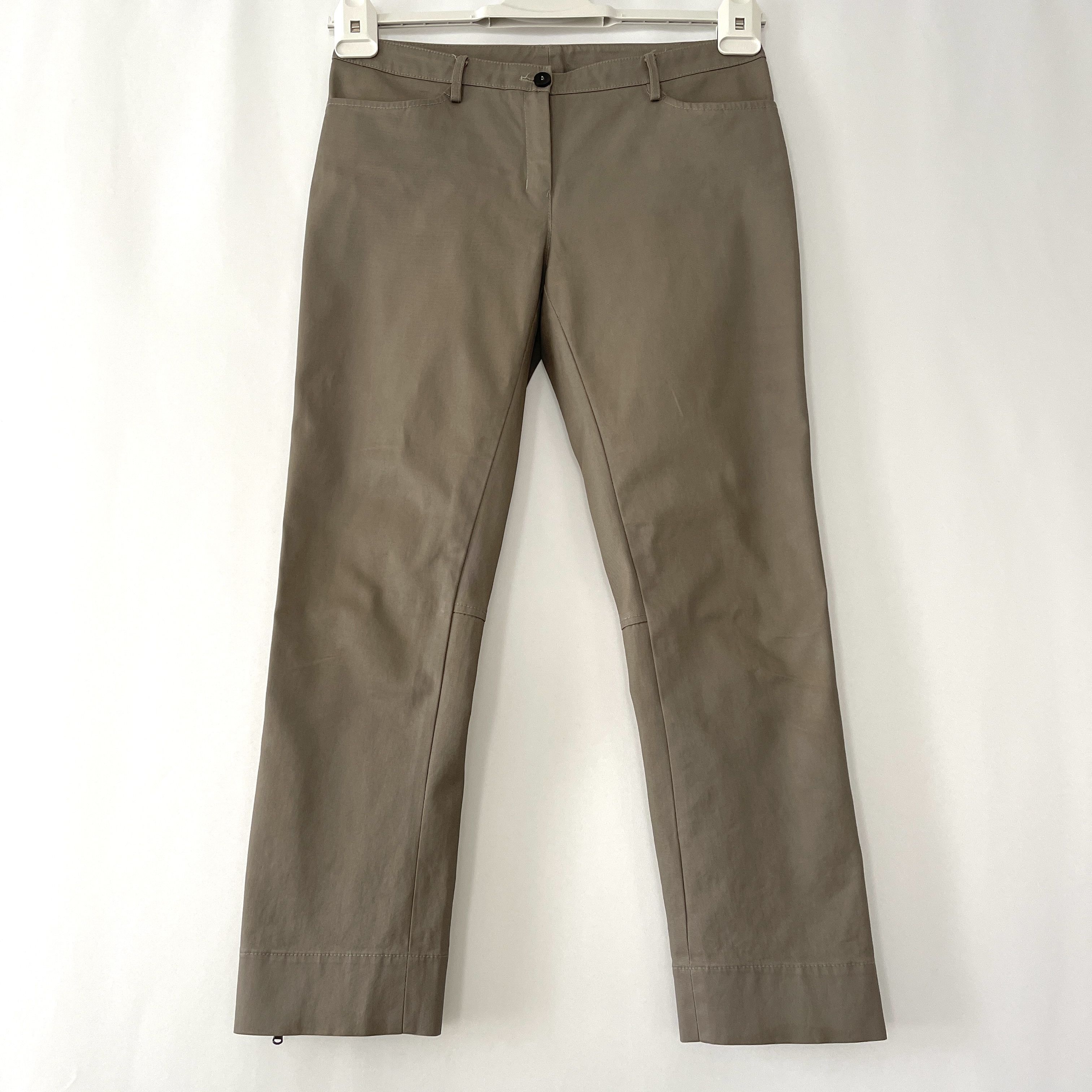 Ilaria Nistri ILARIA NISTRI Waxed Cotton Pants size 42 IT Size 28" / US 6 / IT 42 - 1 Thumbnail