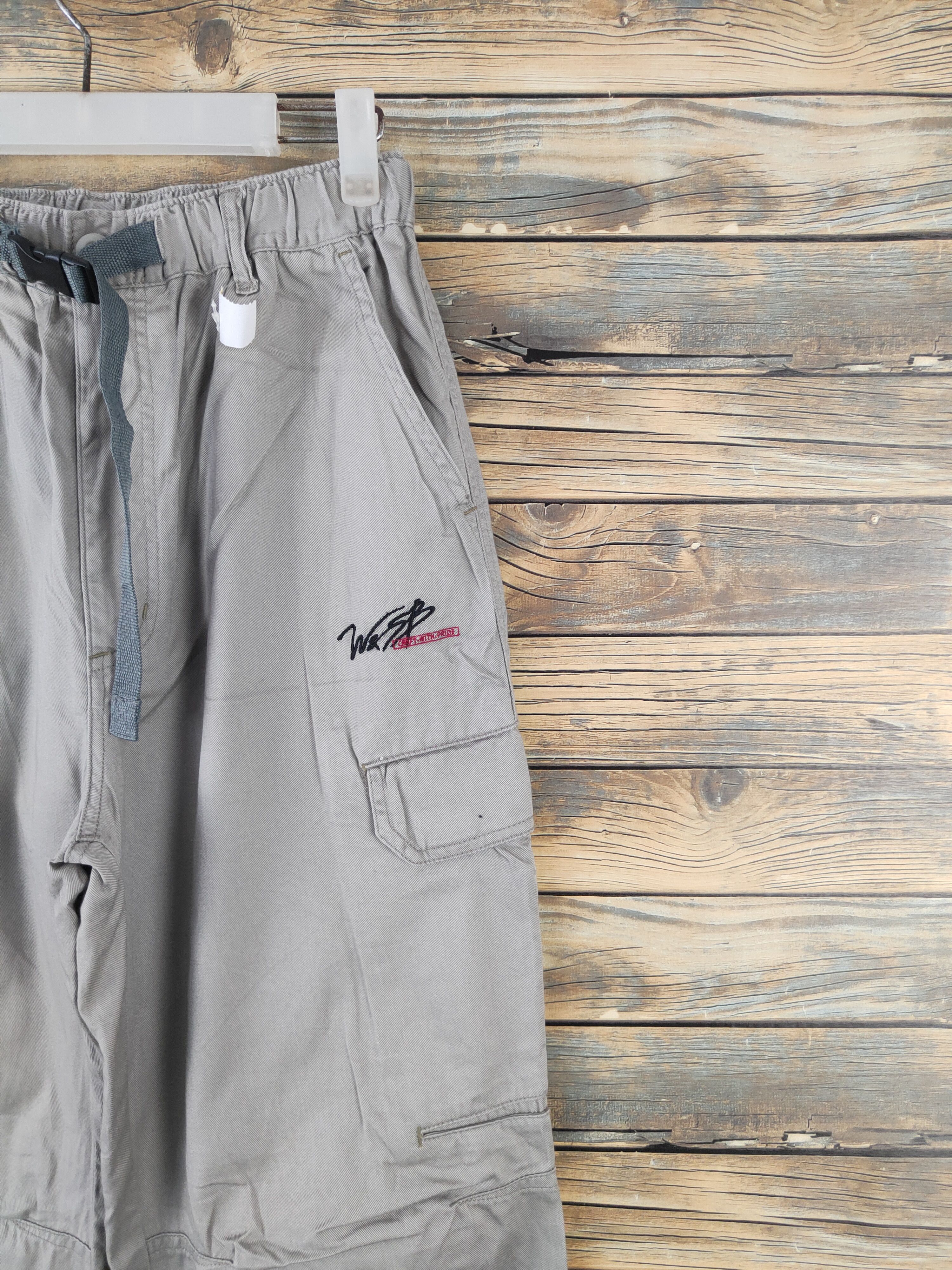 Japanese Brand DL Japanese Brand Gray Multipocket Cargo Pants #2104 Size US 30 / EU 46 - 6 Thumbnail
