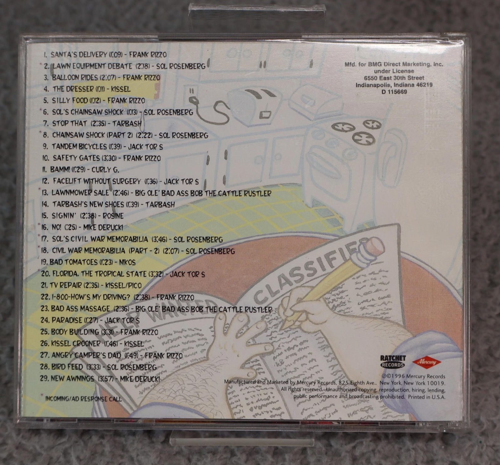 Other The Jerky Boys Vol. 3 (CD, Aug-1996, Mercury) Comedy Crank Size ONE SIZE - 4 Thumbnail