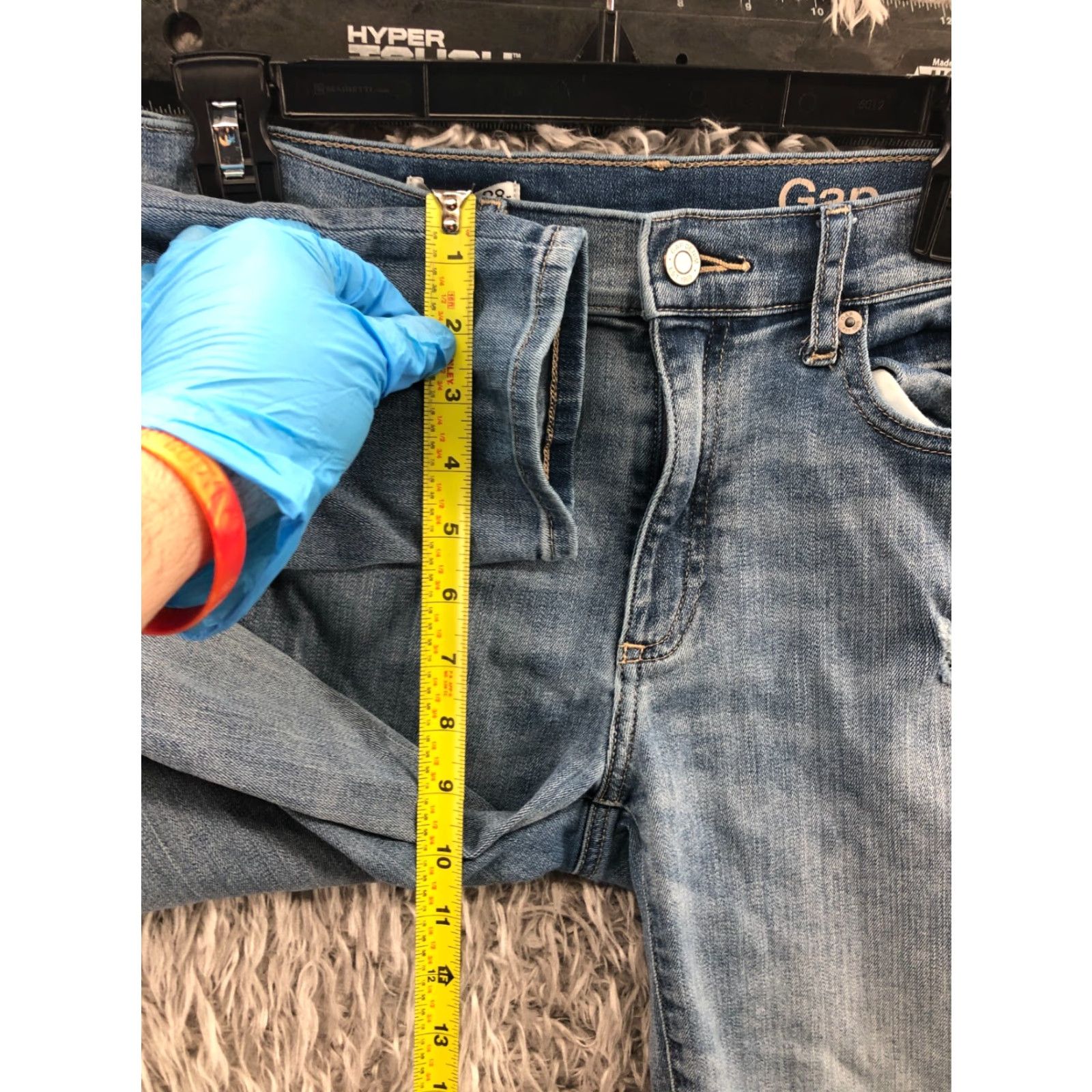 Gap Gap jeans Skinny Jeans Gap True Skinny 28 Womens Medium Blue Wash 5-Pocket Denim Cotton Regular Mix of standards Size 28" / US 6 / IT 42 - 4 Thumbnail