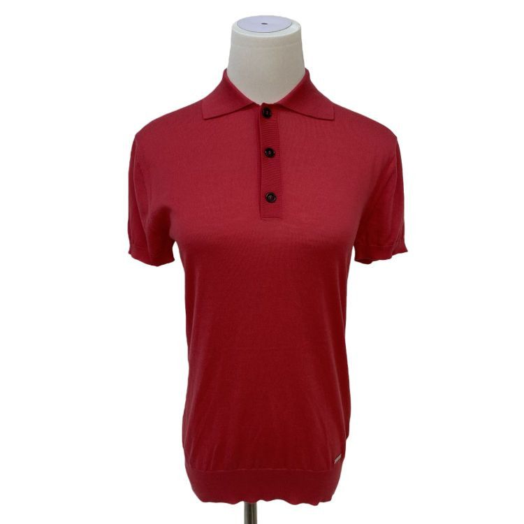 Dsquared2 Dsquared2 Red Wool Polo Shirt Size XS Size US XS / EU 42 / 0 - 1 Thumbnail