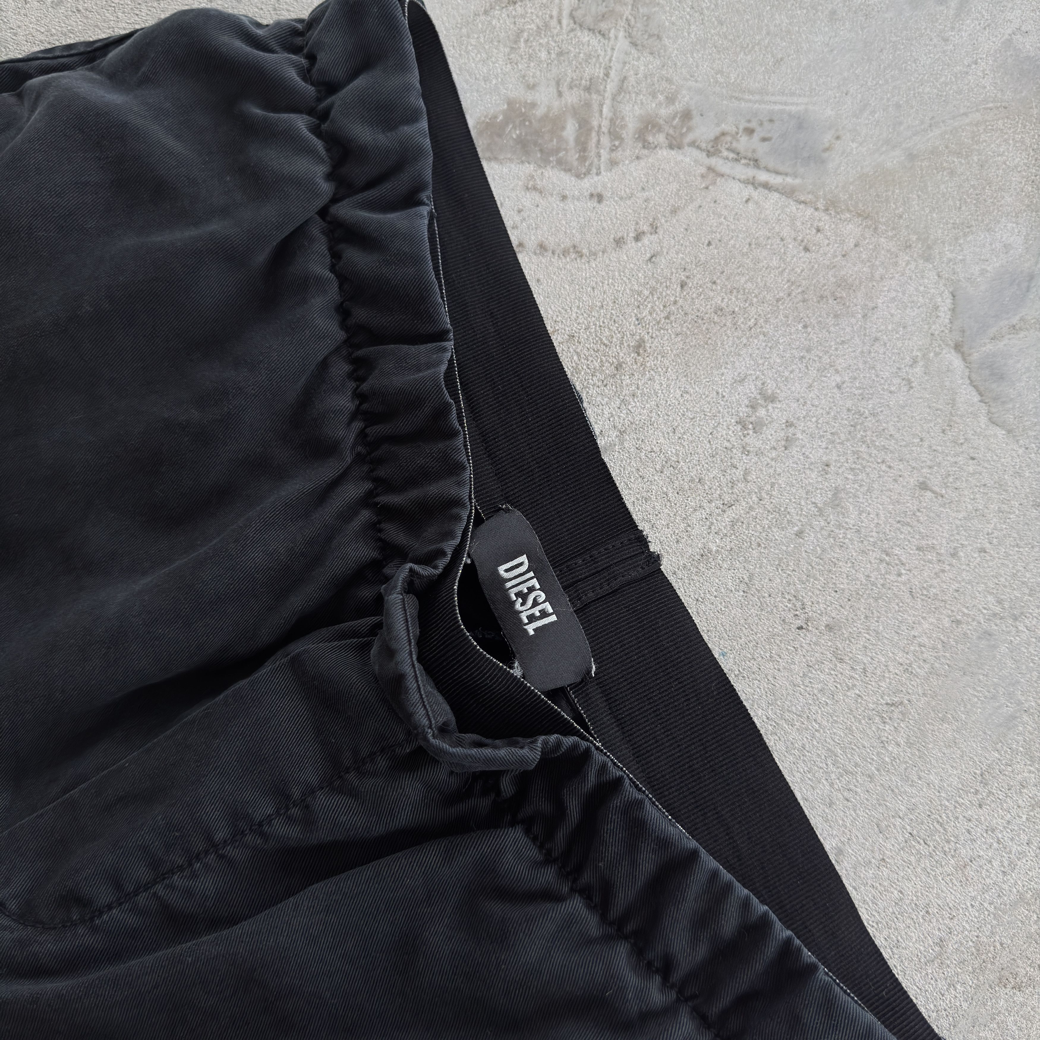 Diesel Diesel 100% Lyocell Black Cargo Jogger Pants Men Size US 32 / EU 48 - 5 Thumbnail
