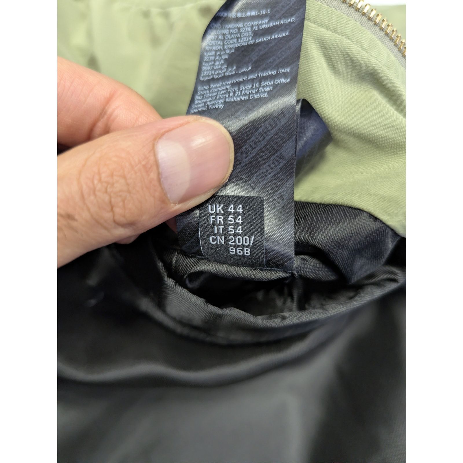 Amiri o1rshd1 Amiri Sinners Bomber Jacket in Olive Size US L / EU 52-54 / 3 - 21 Thumbnail