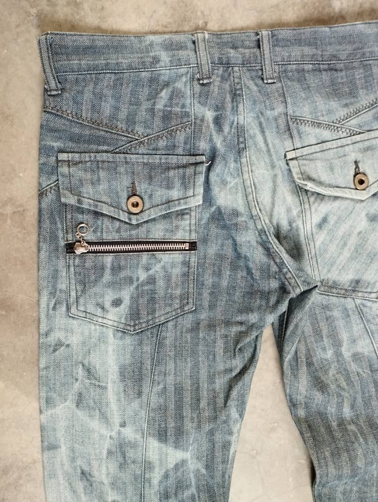 Tornado Mart Flare Jeans Made In Japan Rupert Edge Lightning Wash Jeans Size US 29 - 12 Thumbnail