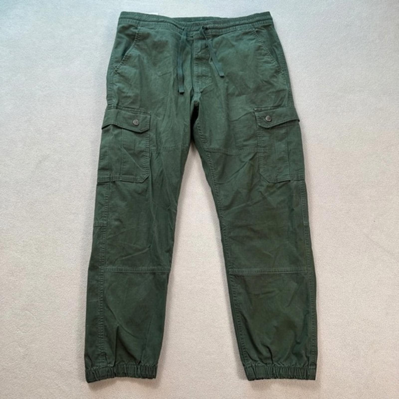 Levi's Levis Cargo Jogger Pants Mens Olive Green Drawstring Waist Size US 34 / EU 50 - 1 Thumbnail