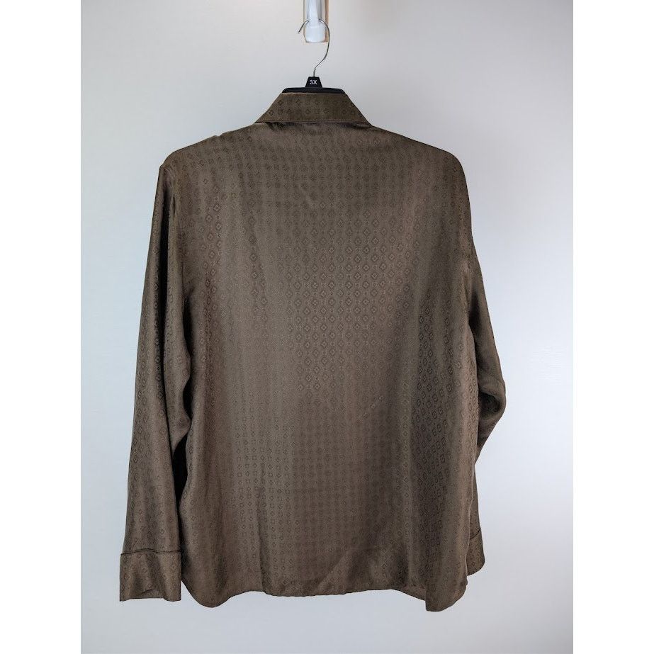 Saint Laurent Paris o1rshd1 Button Shirt in Brown Size US S / EU 44-46 / 1 - 16 Thumbnail